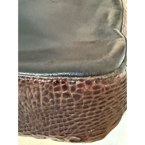 Brahmin Isabelle Black Tuscan Italian Leather Purse Crossbody - Picture 14 of 15